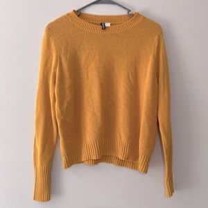 Mustard Yellow Knit Sweater